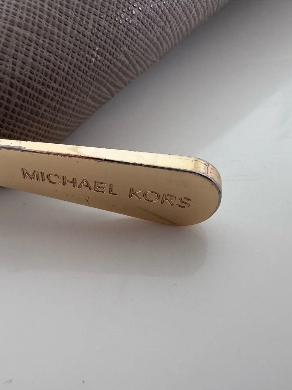 Michael Kors Jet Set Travel Saffiano Leather Zip Around Continental Wallet Taupe